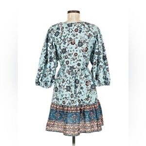 2 for $30 sale: B.O.G Collective blue brown floral print pattern tunic dress